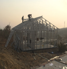 DWL house project-42sqm Light gauge steel house start building插图12