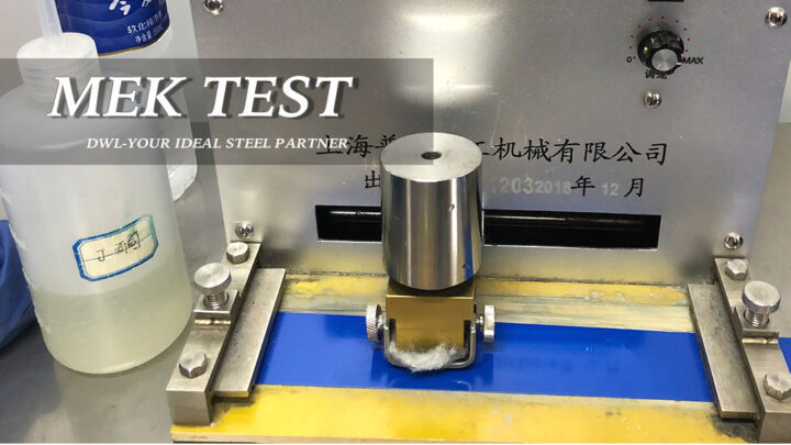 MEK TEST-Color coated steel
