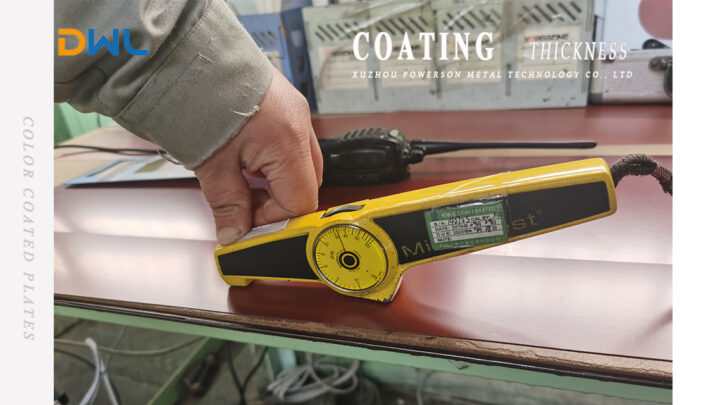 Coating Thickness Selection Color-Coated Plates