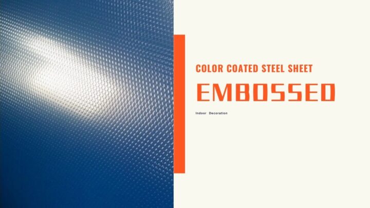Metal Embossed Color-coated Steel Sheet