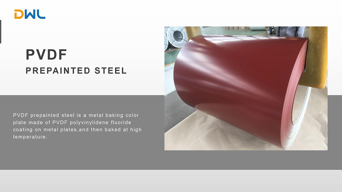 What is PVDF prepainted steel?
