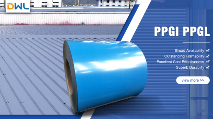 Selection of steel types and coatings for color coated steel used in construction