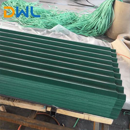 0.6mm thick prepainted corrugated steel sheet