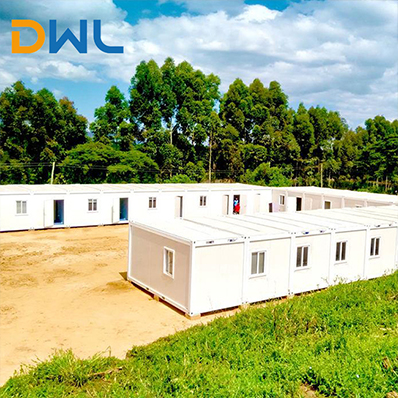 single storey accommodation container building