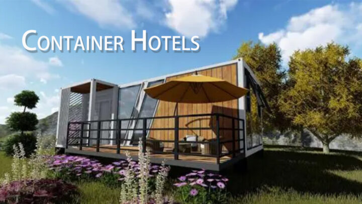 The container hotel is comparable to the star reated hotel