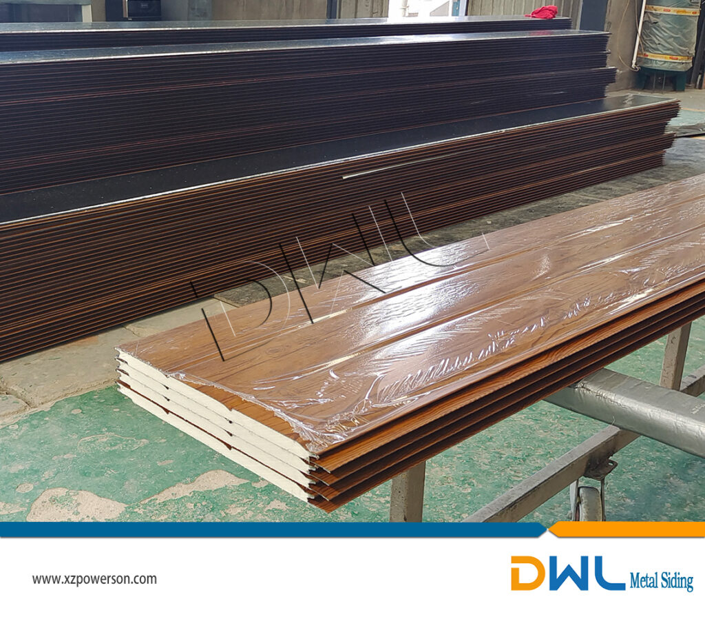 package size of metal siding