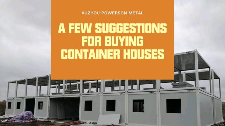 A Few Suggestions For Buying Container Houses