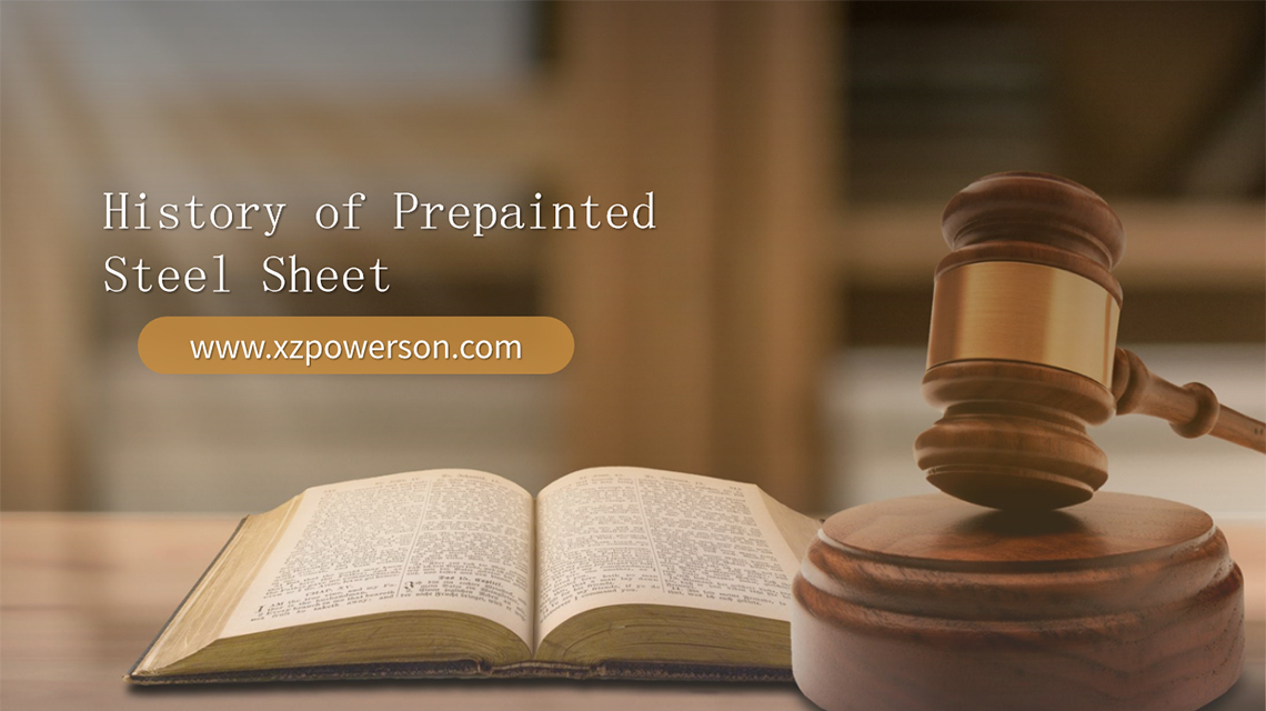 History of Prepainted Steel Sheet