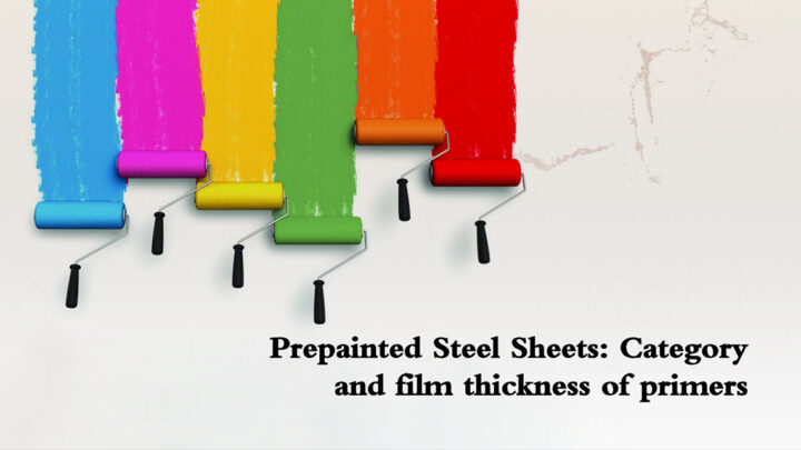 Prepainted Steel Sheets: Category and film thickness of primers