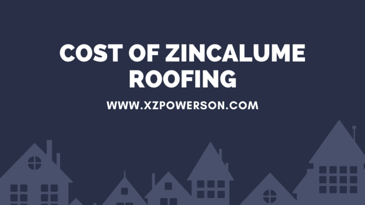 cost of zincalume roofing