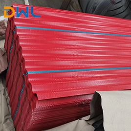 coloured corrugated roofing sheet